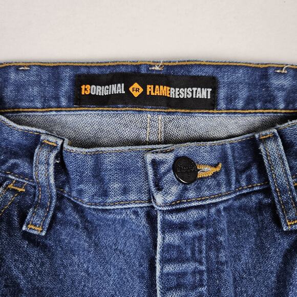 Wrangler FR Flame Resistant Jeans FR13MWZ Original Mens Tag 31x30 - Fits 31x28 - Picture 7 of 16